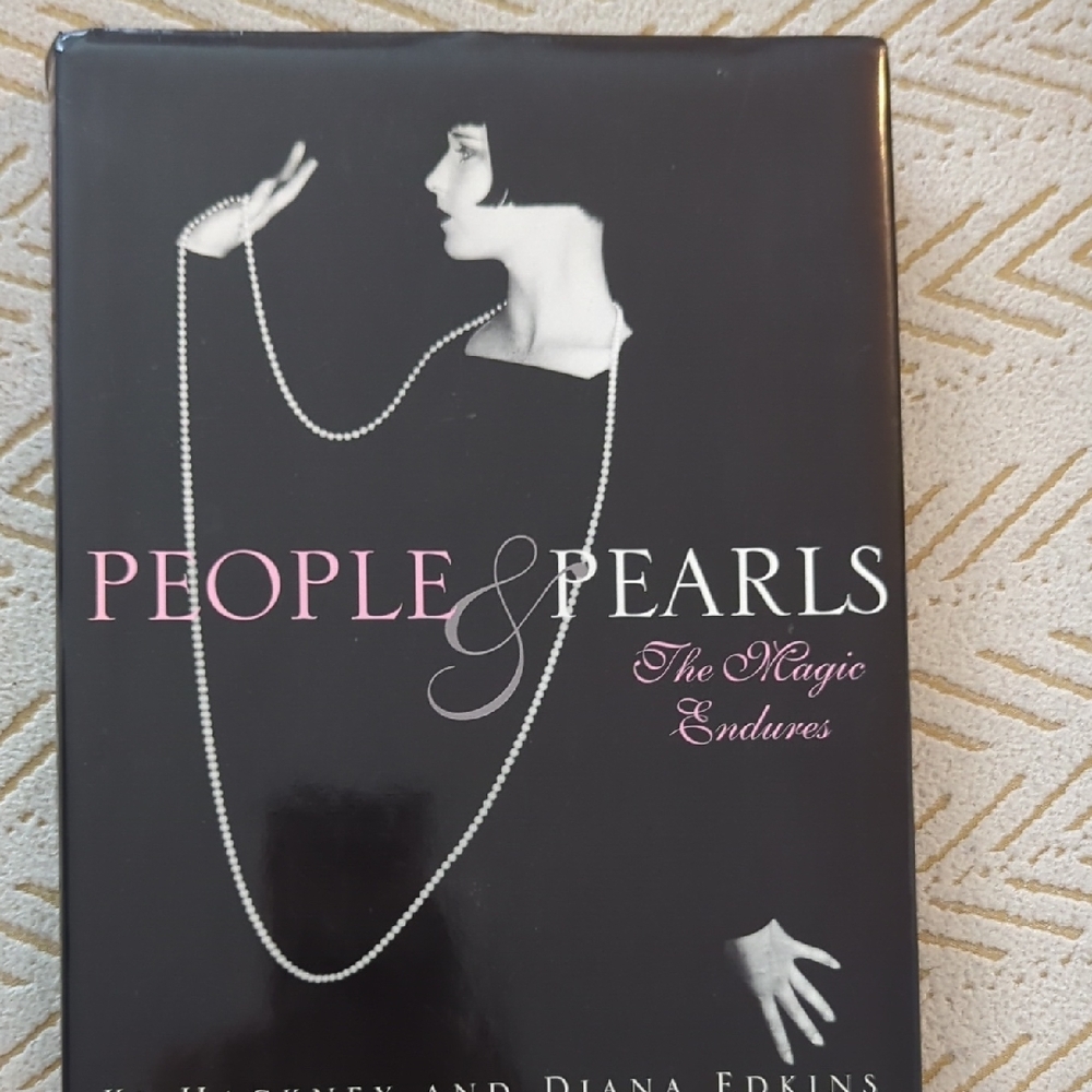 Stylish 'People & Pearls' Hardcover Book